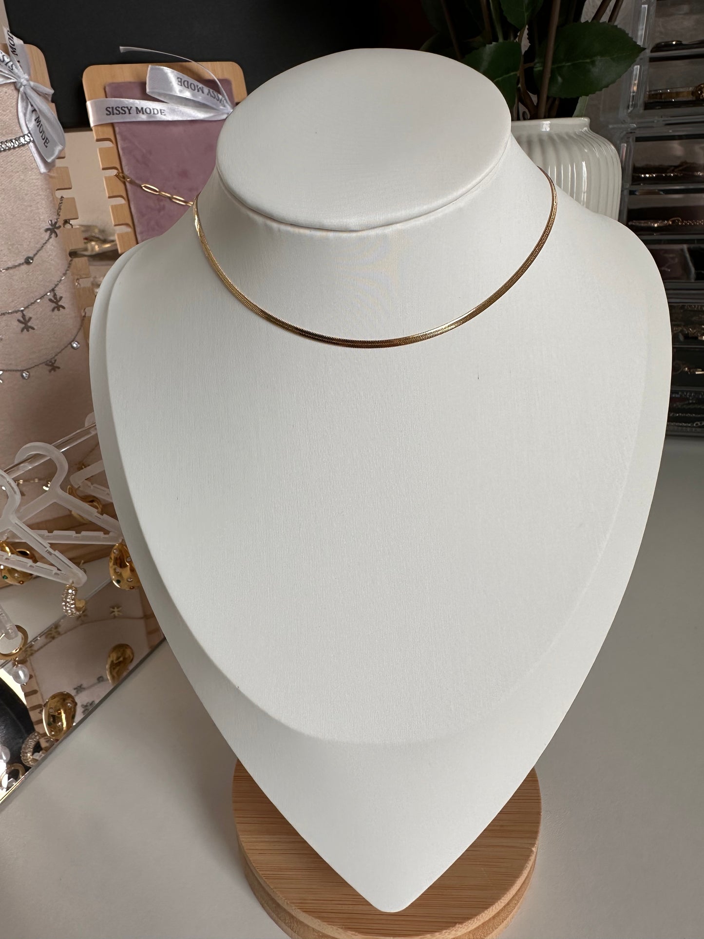 Snake (fin) | Collier en acier inoxydable