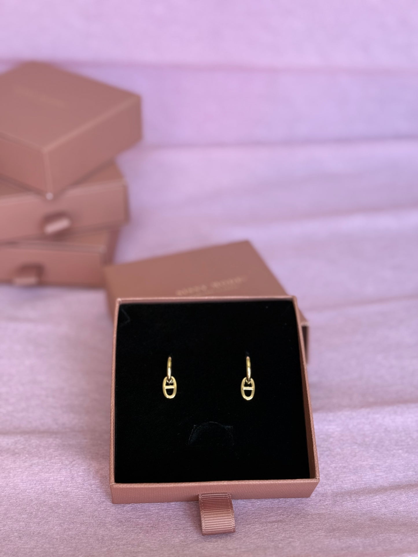 Boucles d’oreilles en acier inoxydable