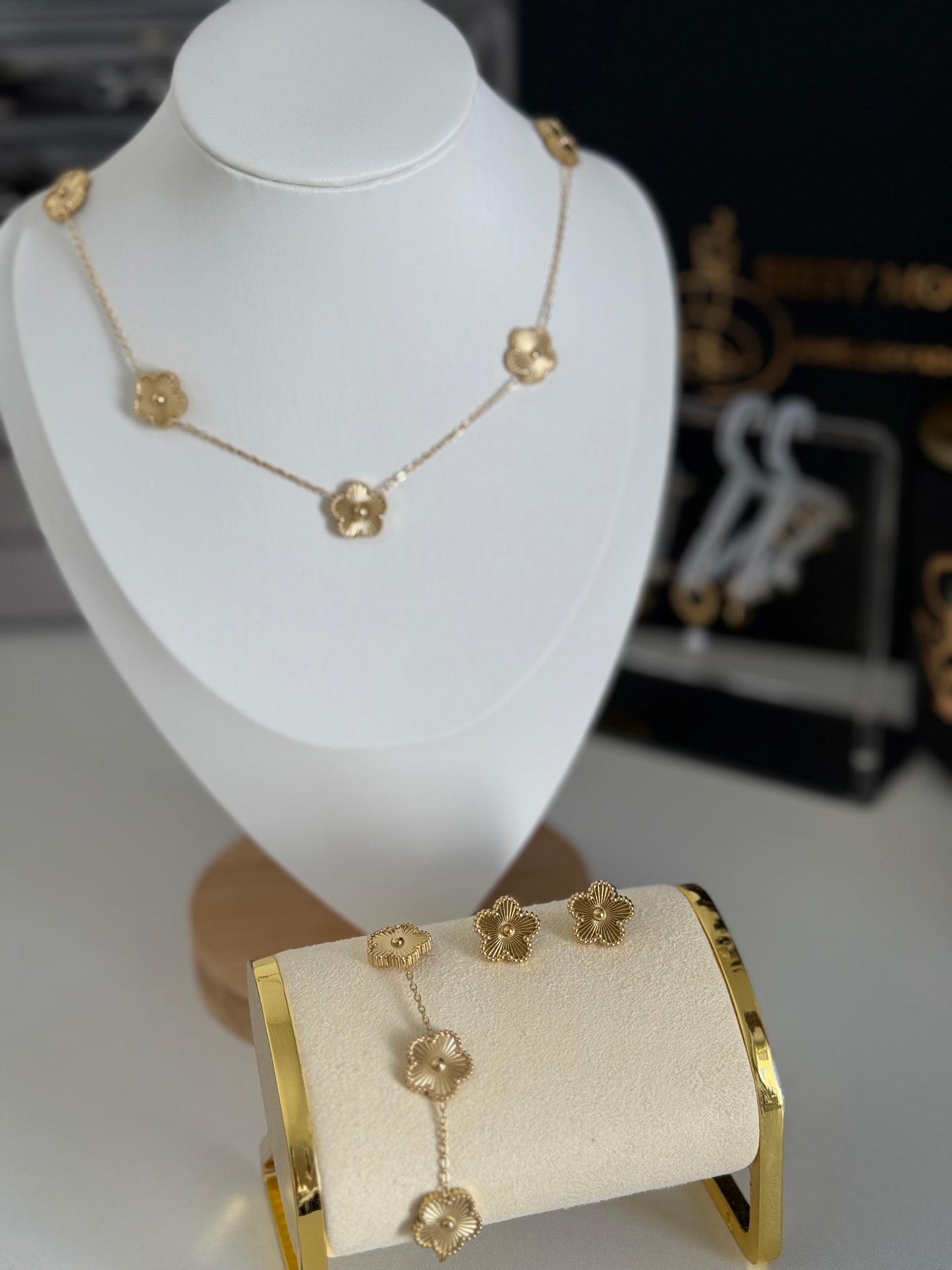 Parure trèfle