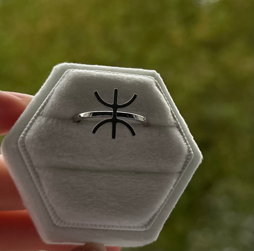 Bague berbère en acier inoxydable