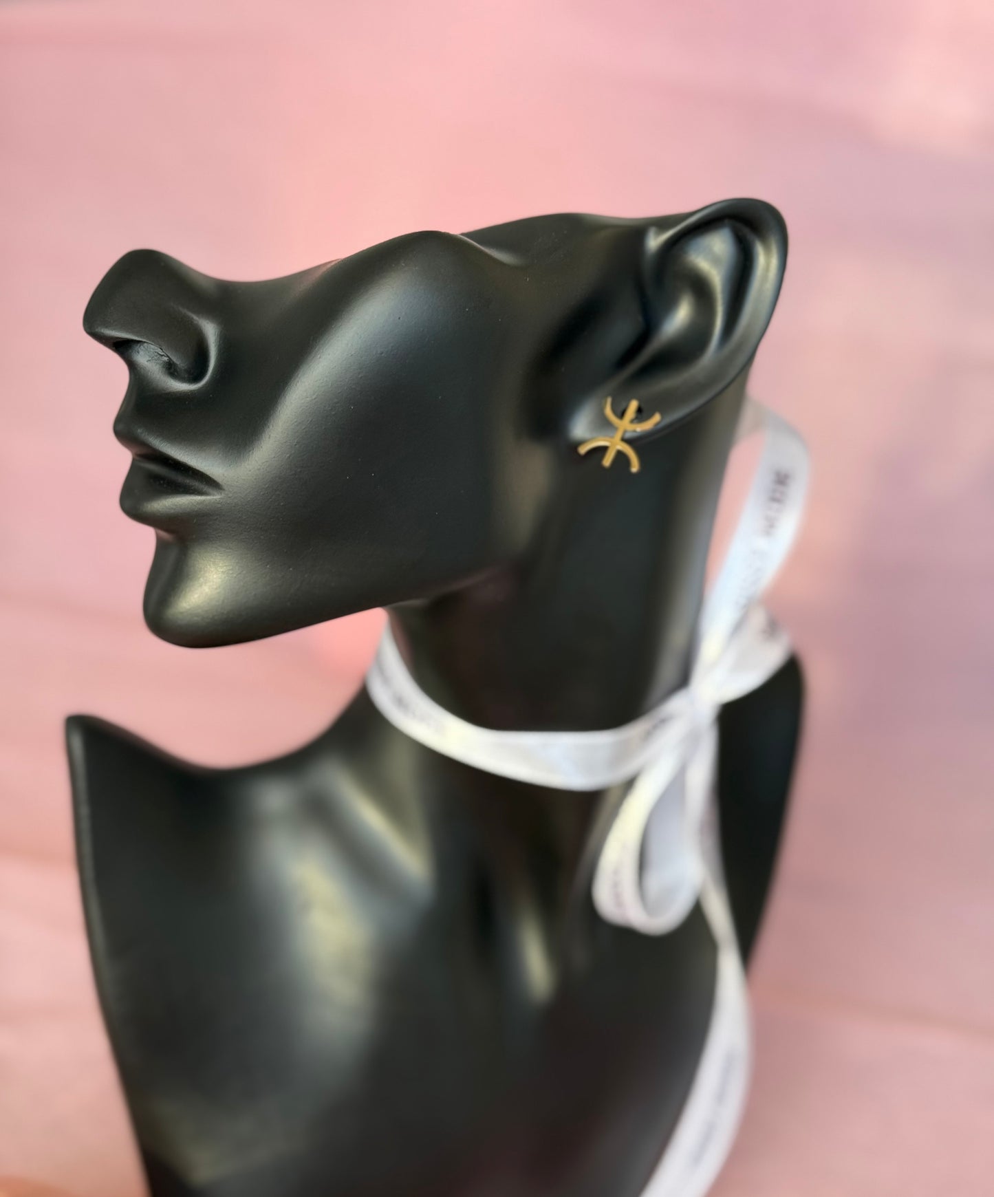 Boucles d’oreilles Amazigh en acier inoxydable - Grand format