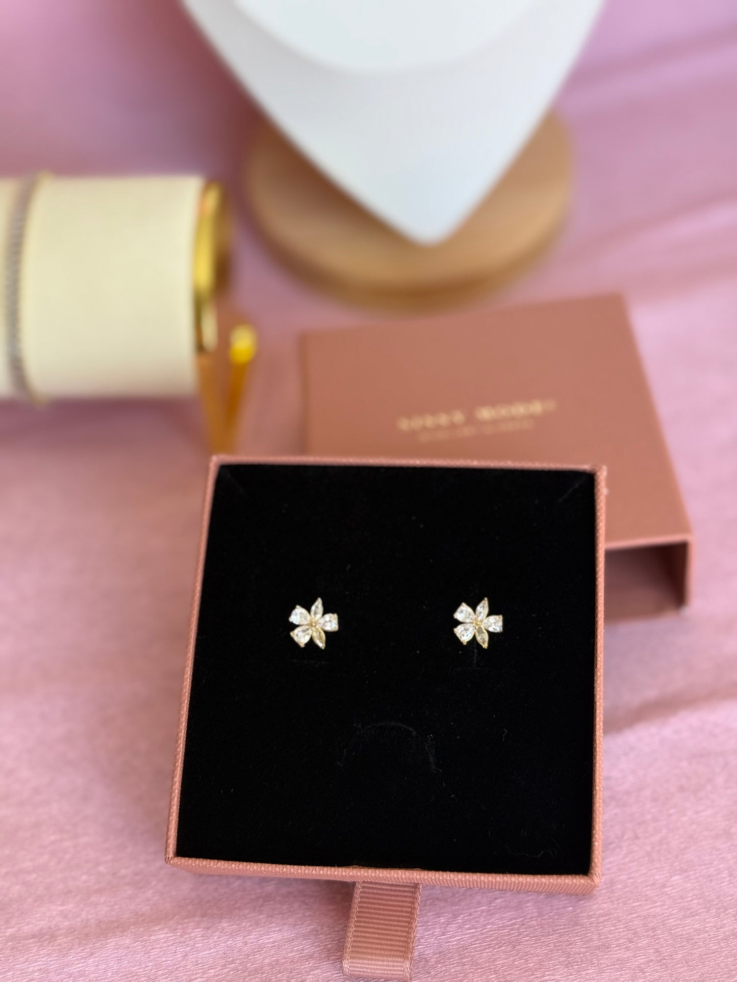 Léna | Boucles d’oreilles en acier inoxydable