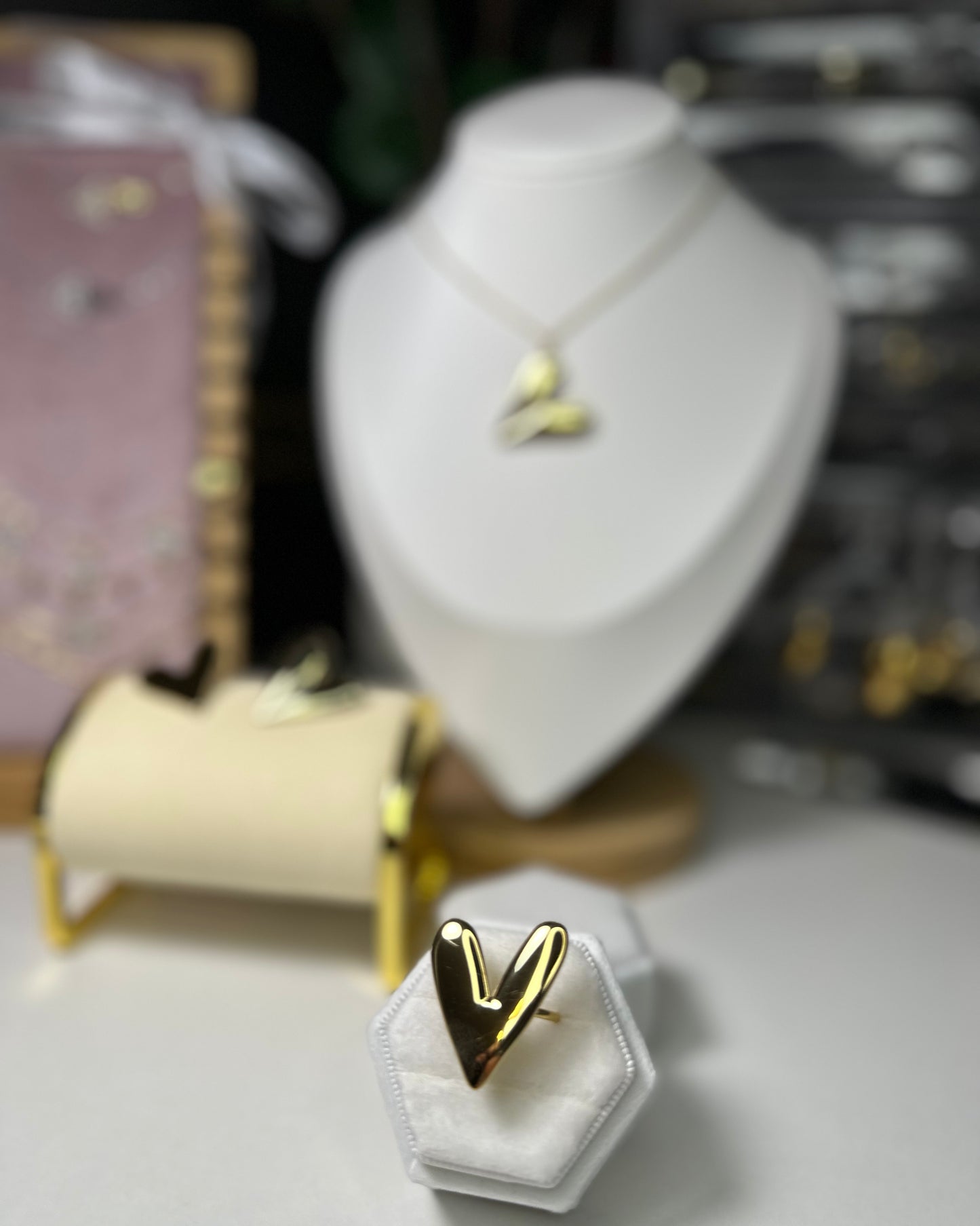 Cœur | Parure en acier inoxydable
