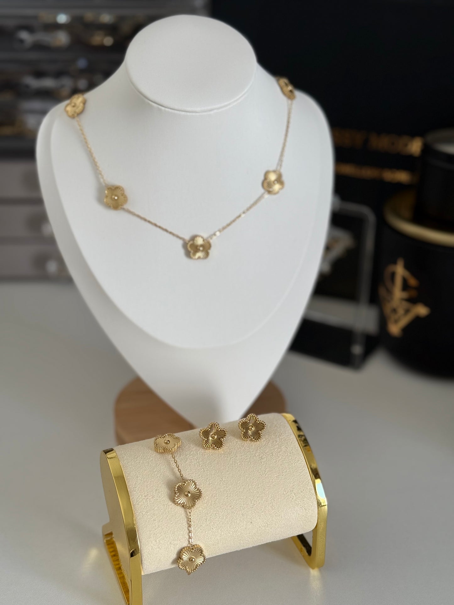 Parure trèfle