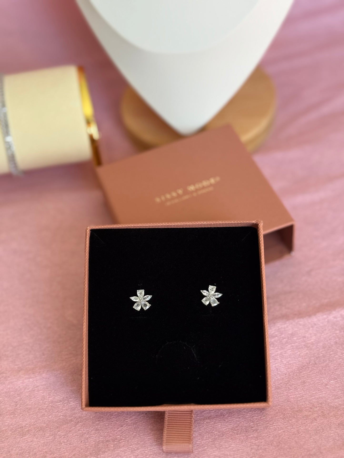 Léna | Boucles d’oreilles en acier inoxydable