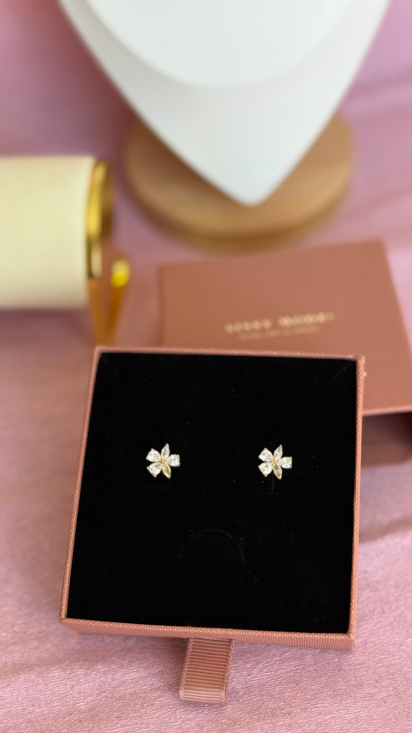 Léna | Boucles d’oreilles en acier inoxydable