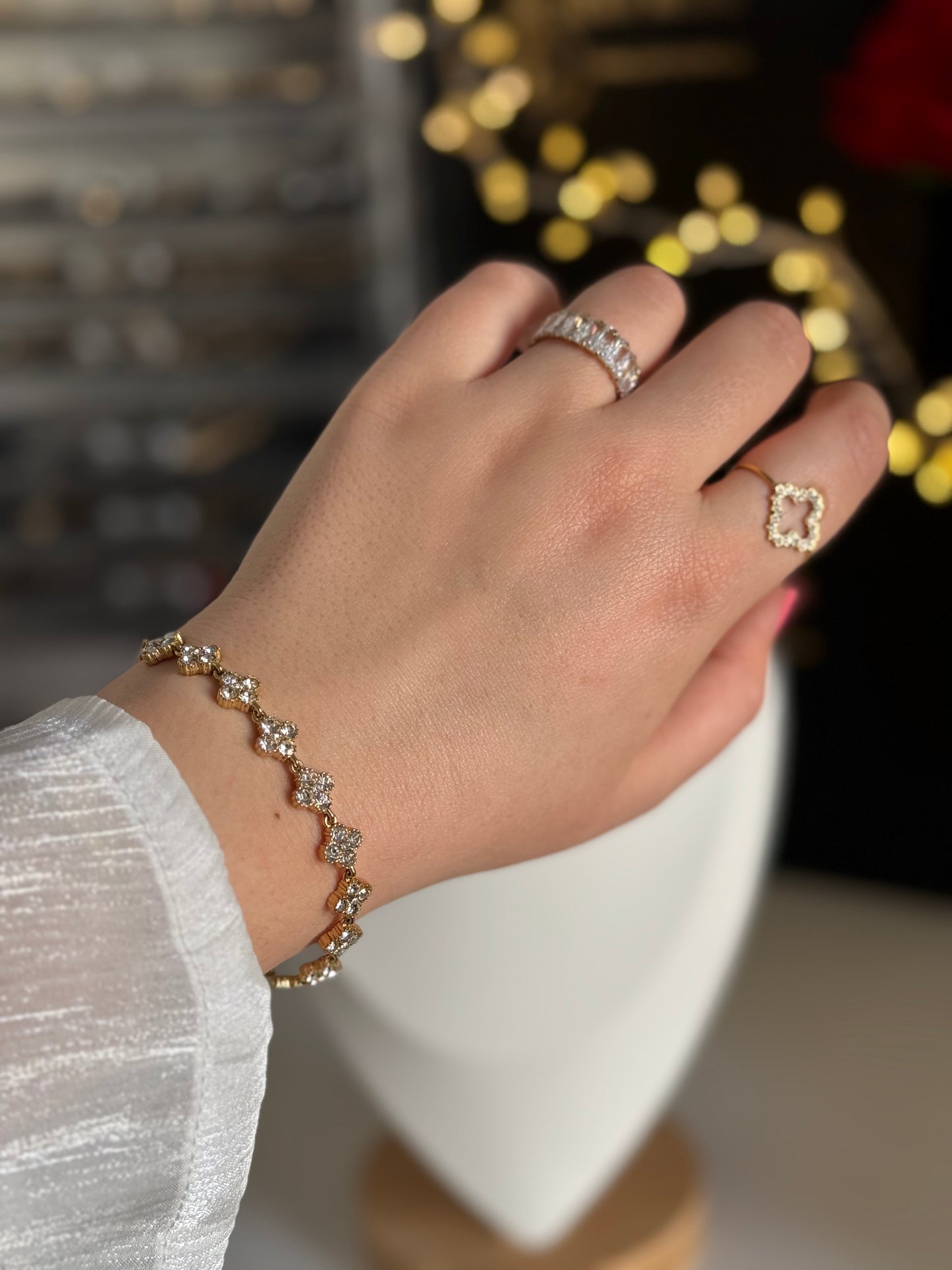 Cristal | Collier en acier inoxydable