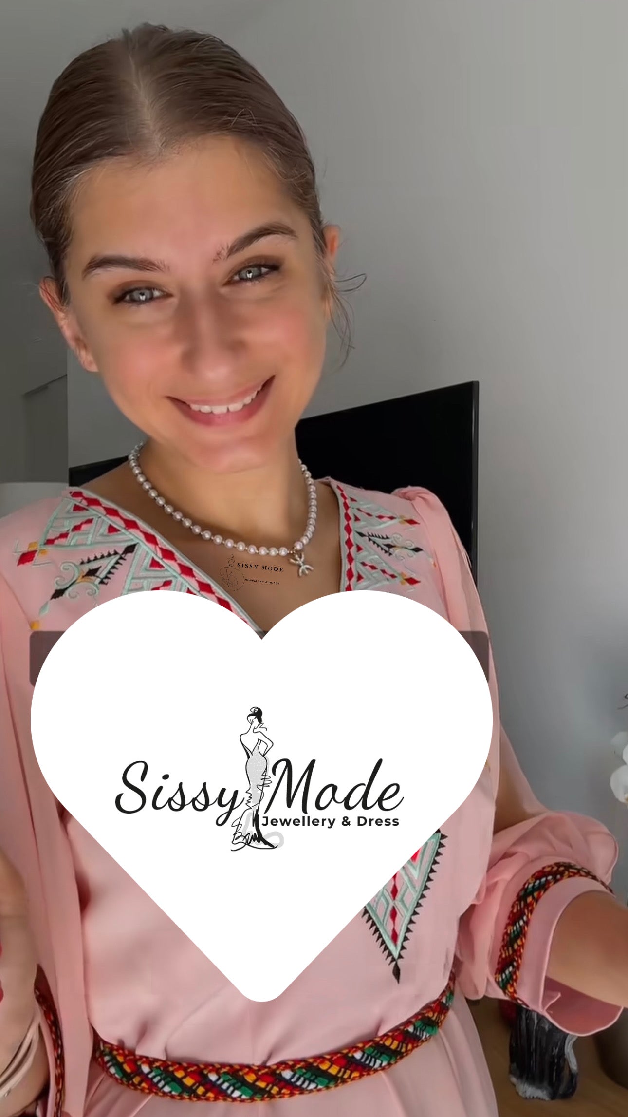 Kbyla | Collier avec signe berbère en acier inoxydable