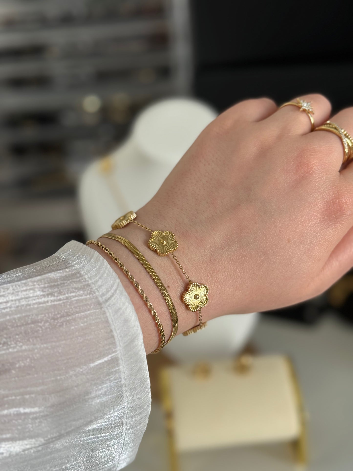 Parure trèfle