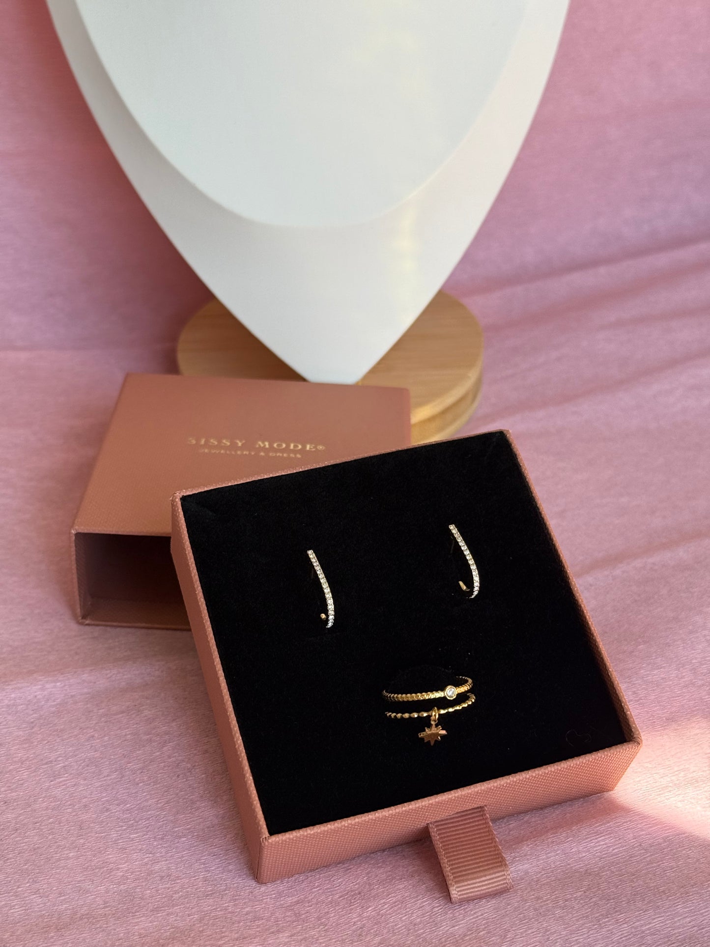 Boucles d’oreilles en acier inoxydable