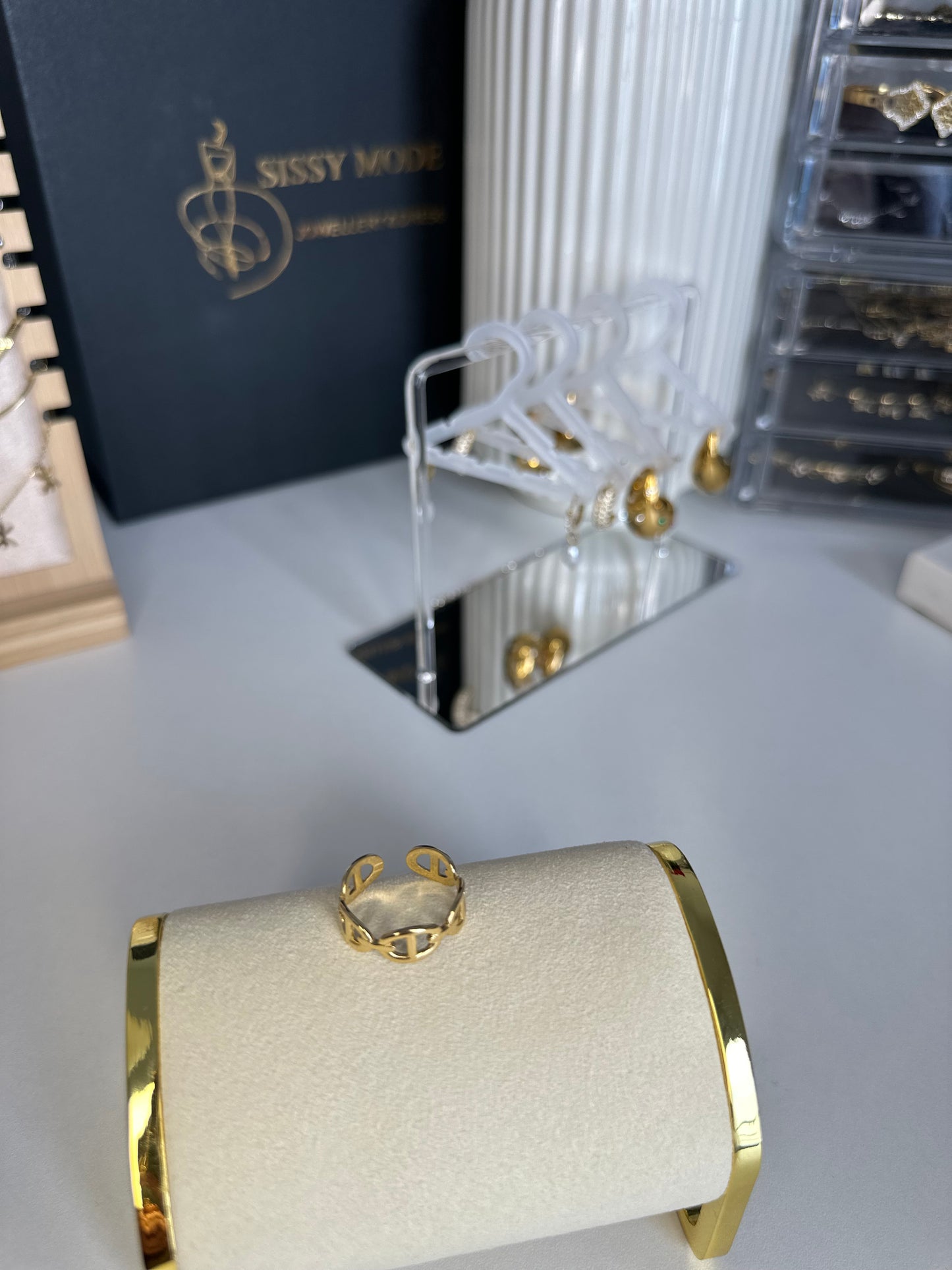 Elina | Bague en acier inoxydable