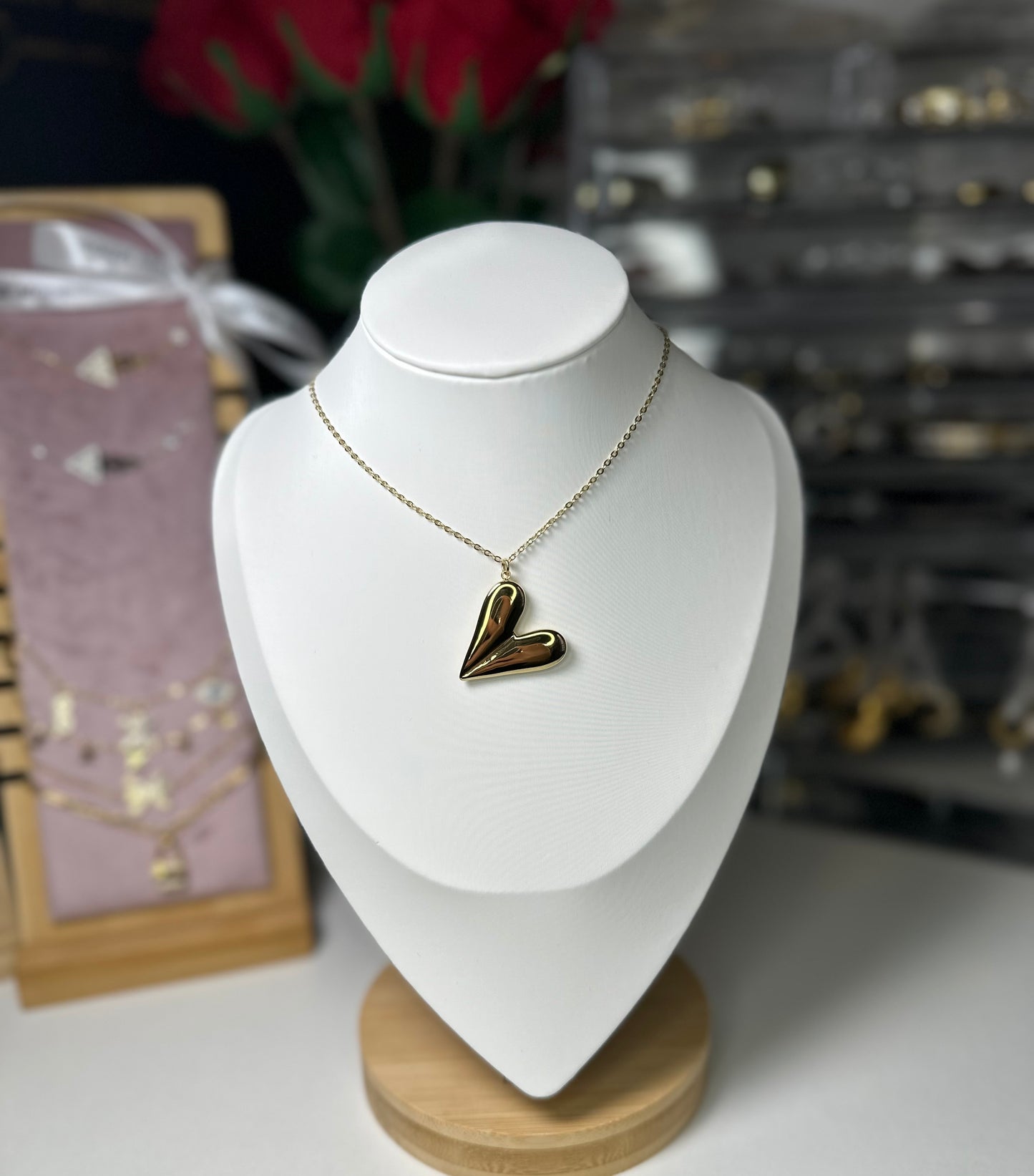 Cœur | Collier en acier inoxydable