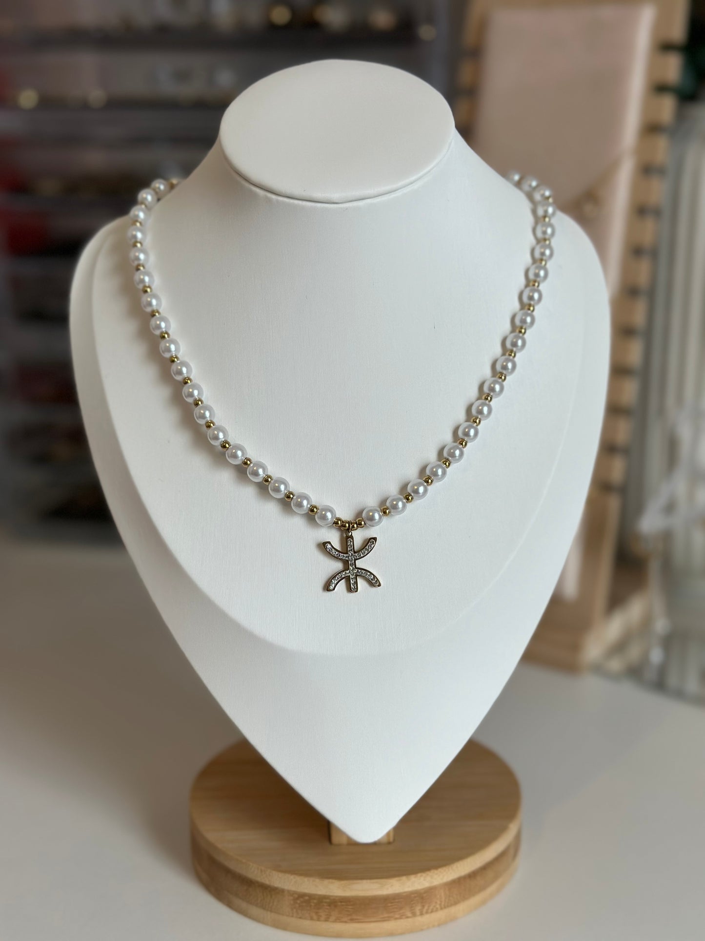 Kbyla | Collier avec signe berbère en acier inoxydable