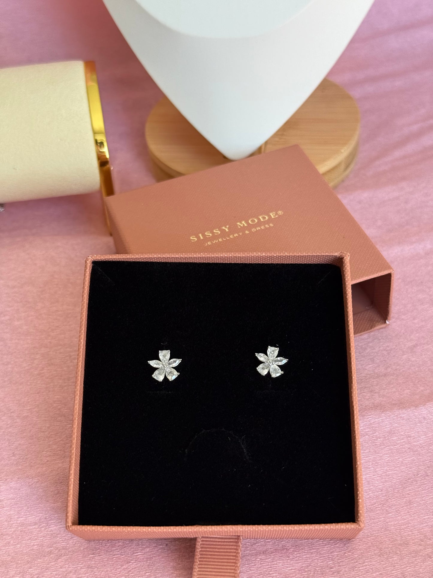 Léna | Boucles d’oreilles en acier inoxydable
