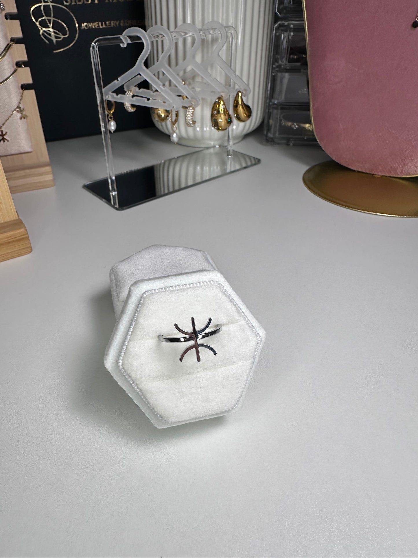 Bague berbère en acier inoxydable