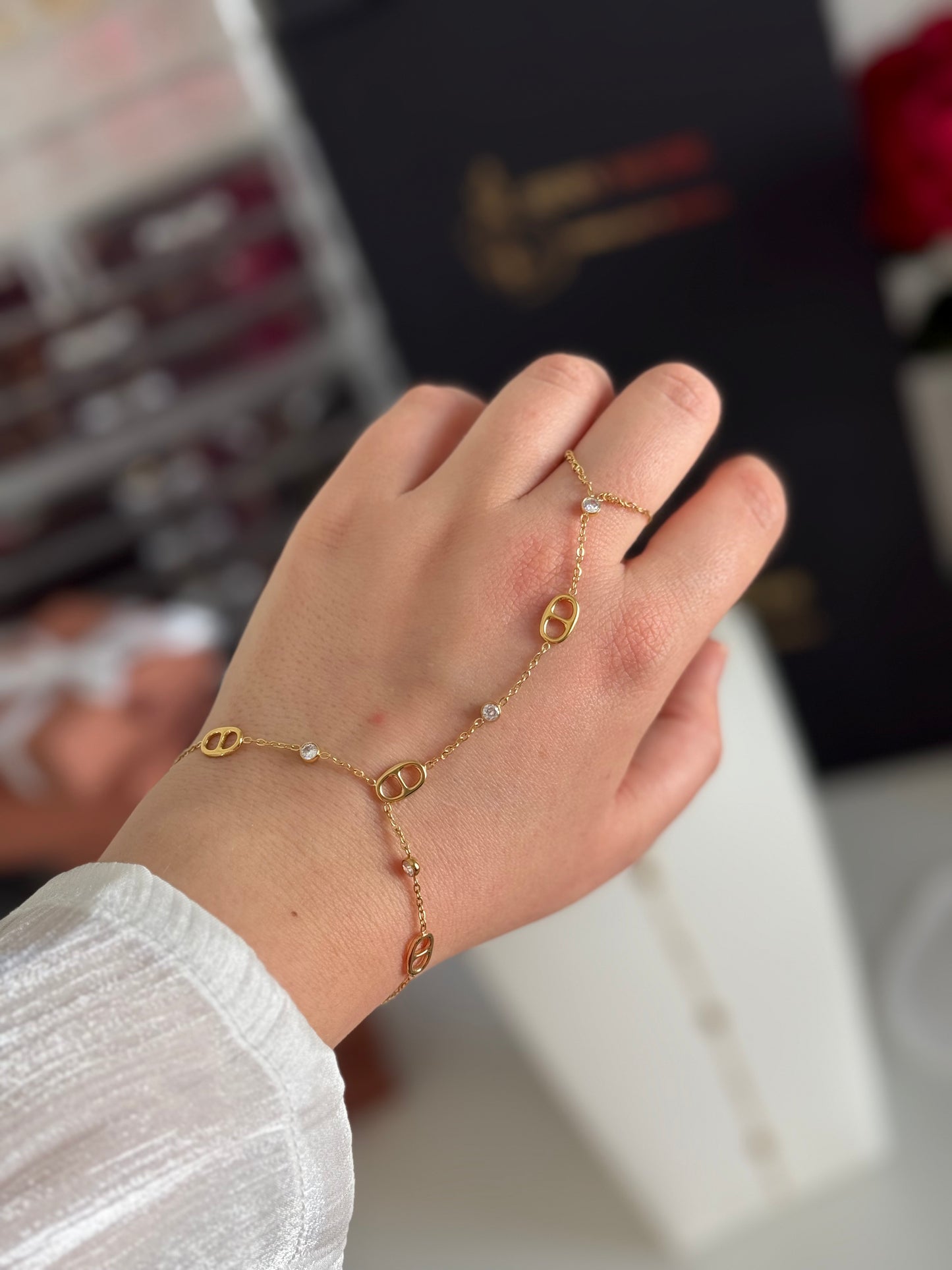 Chaîne de main Emma | Bracelet