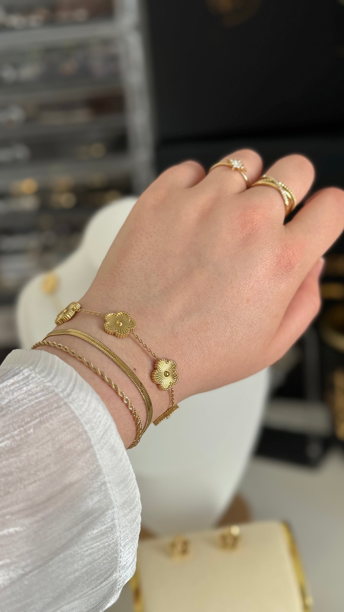 Parure trèfle