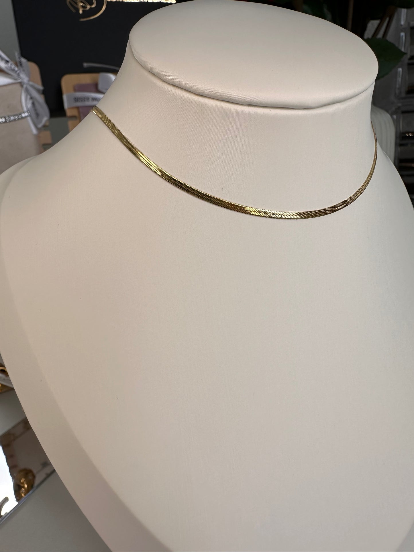 Snake (fin) | Collier en acier inoxydable
