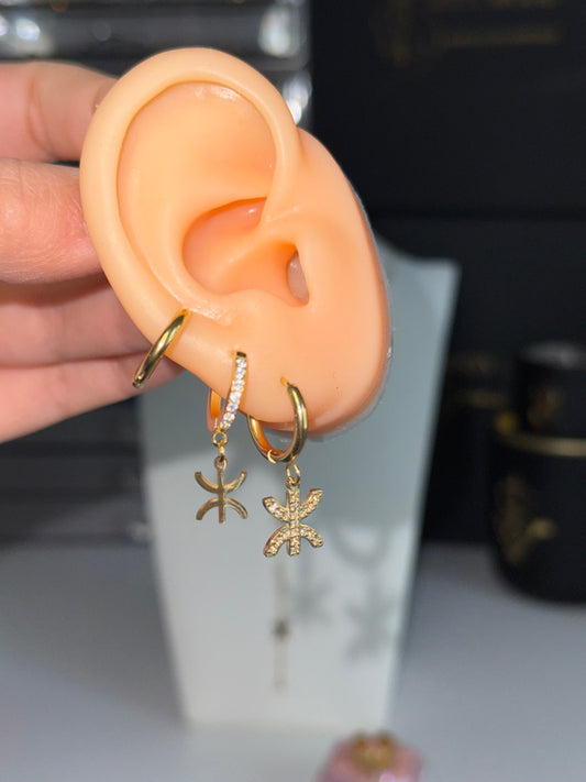 Ensemble de boucles d’oreilles en acier inoxydable