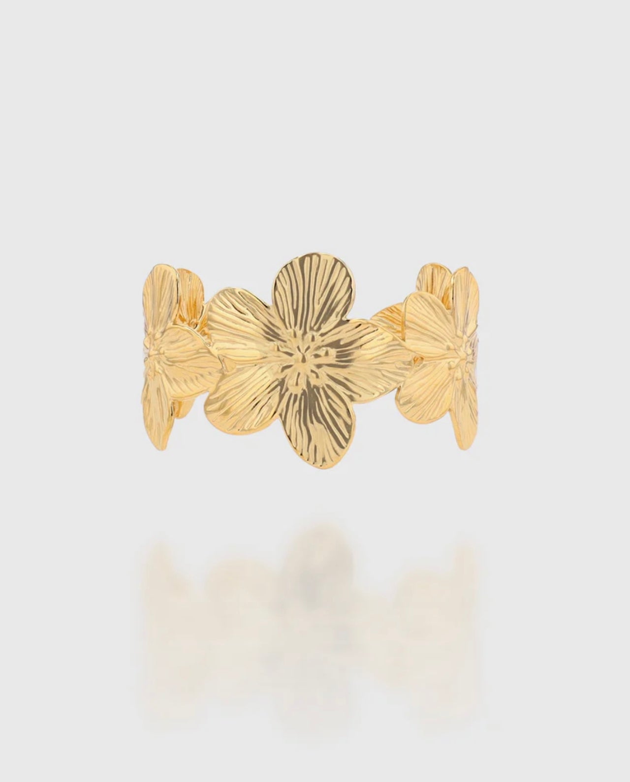 Bloom | Bracelet jonc grosses fleurs