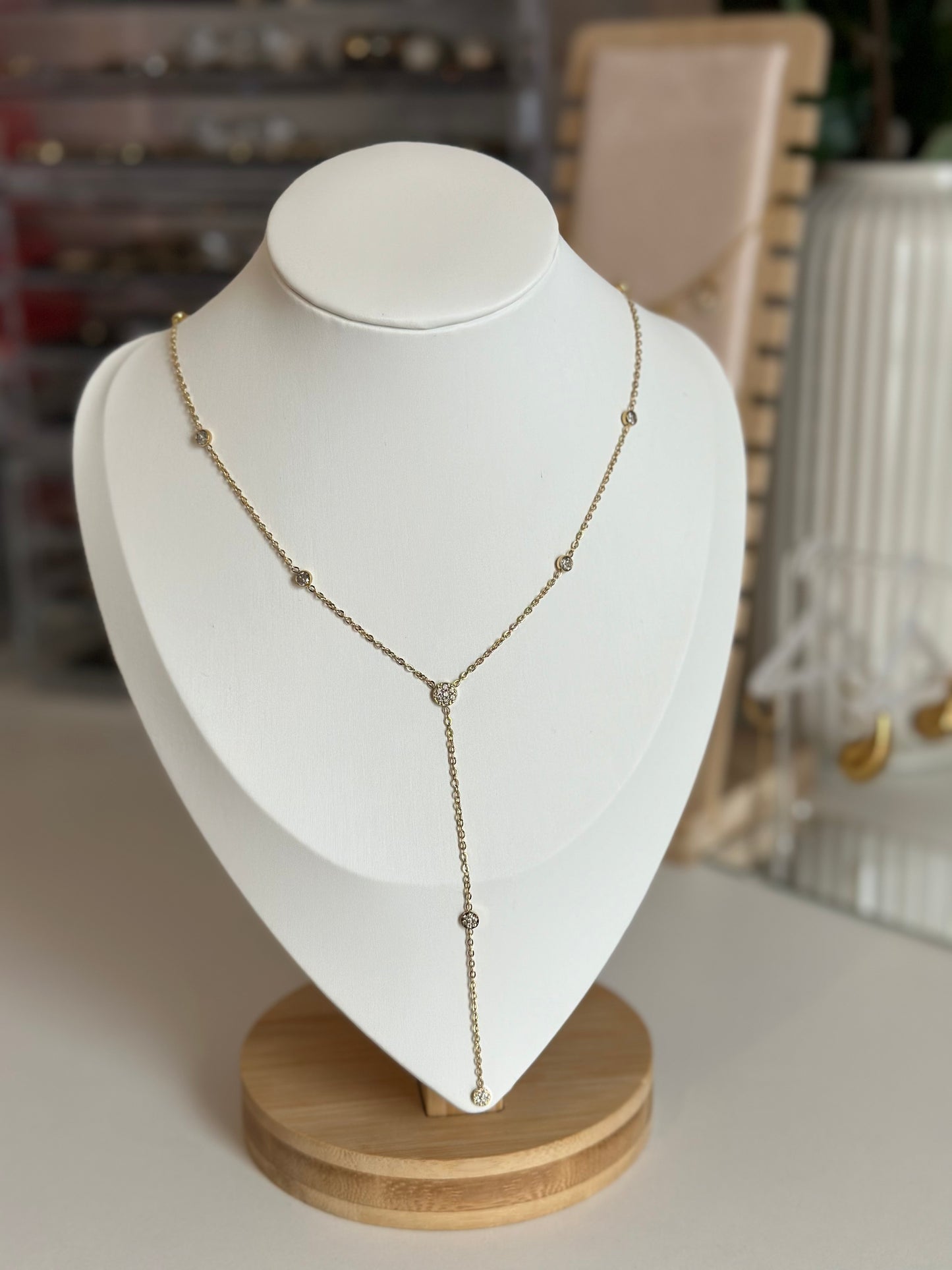 Diana | Collier sautoir en acier inoxydable