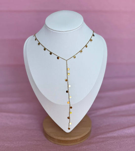 Collier sautoir en acier inoxydable
