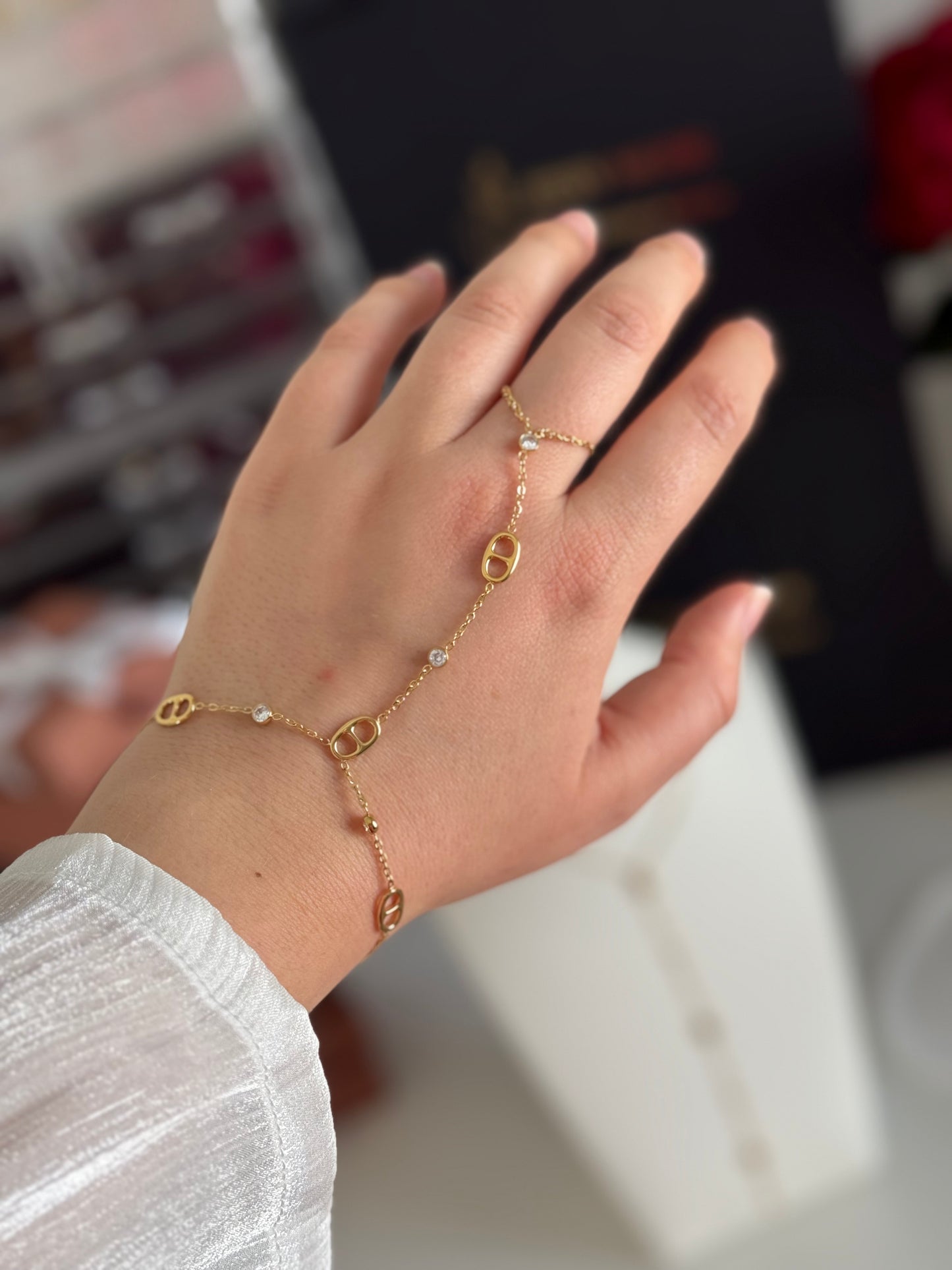 Chaîne de main Emma | Bracelet