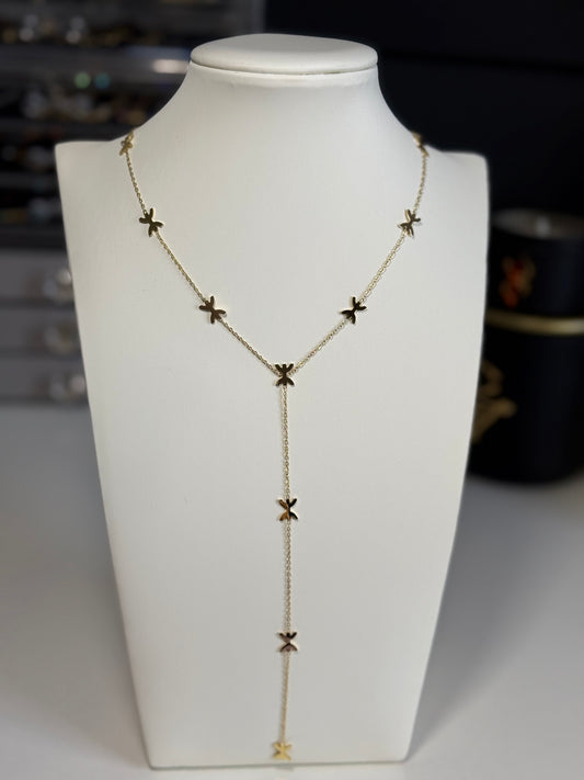 Collier sautoir berbère en acier inoxydable
