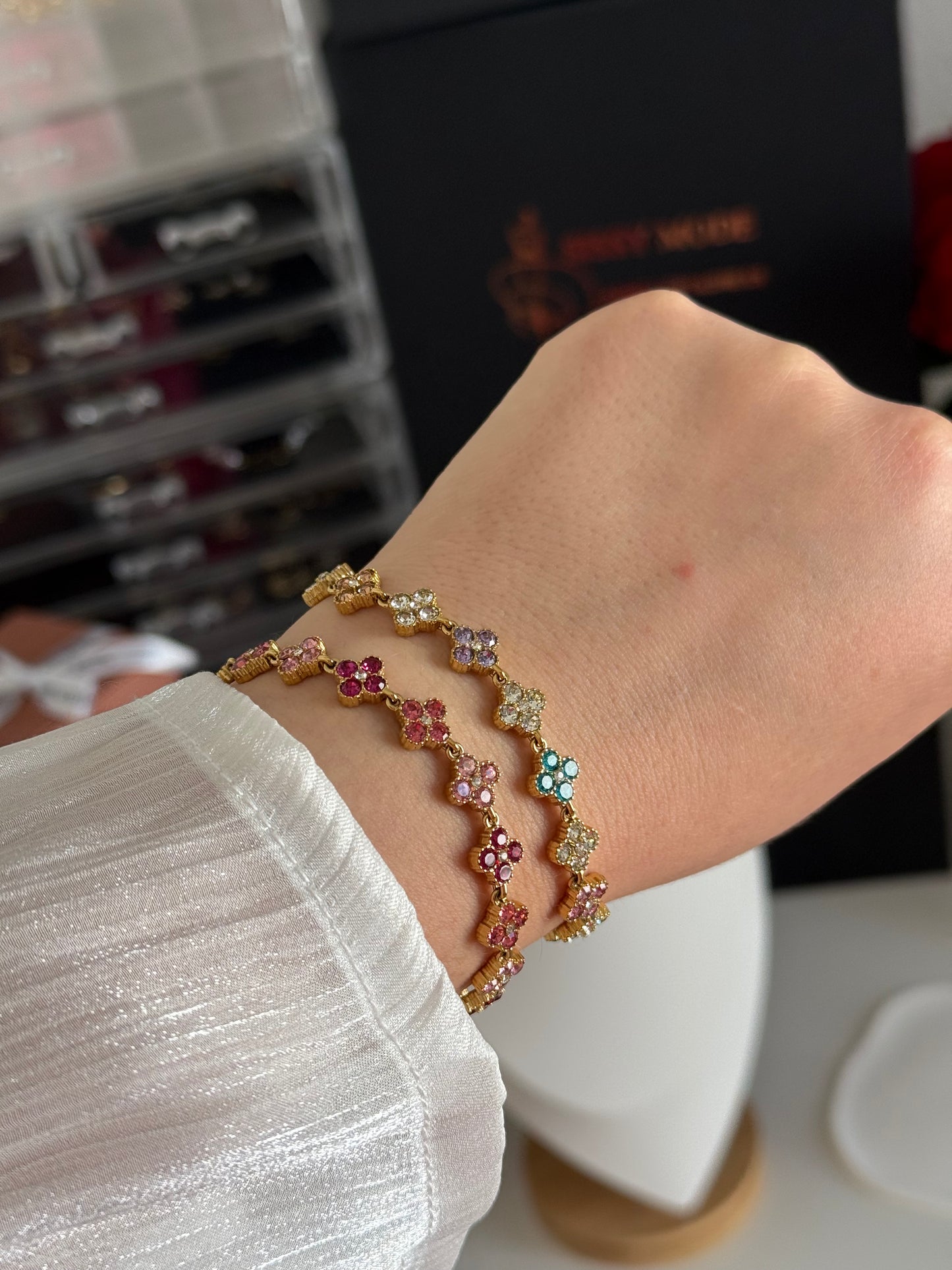 Bracelet red Cristal