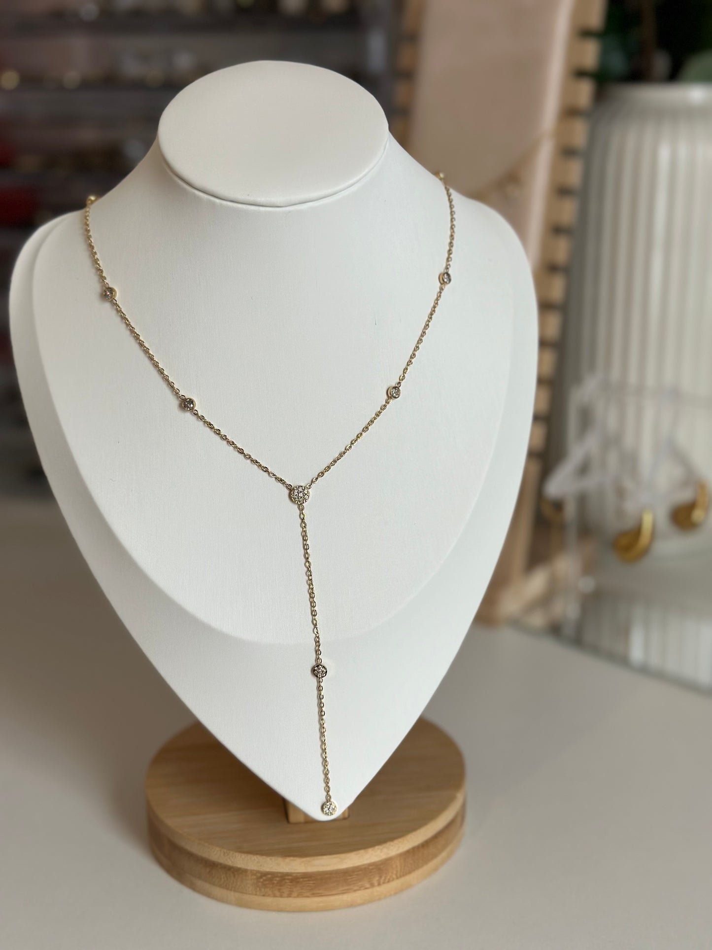 Diana | Collier sautoir en acier inoxydable