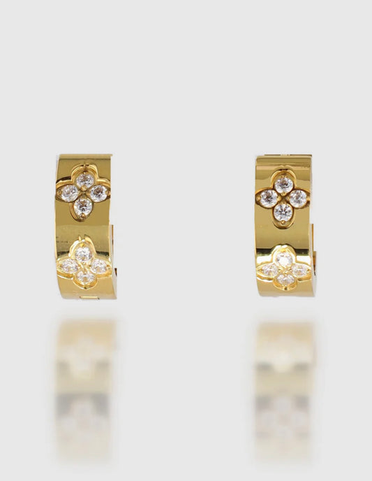 Boucles d’oreilles en acier inoxydable