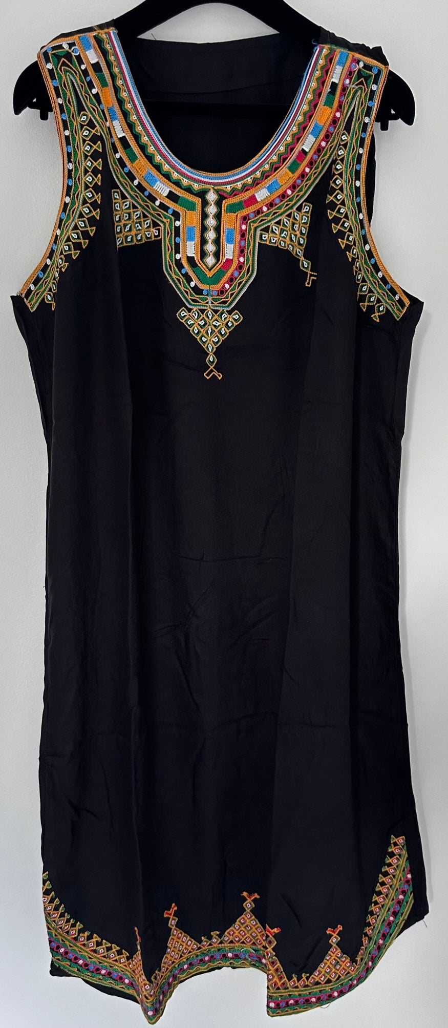 Robe kabyle maison Mi-longue Noir