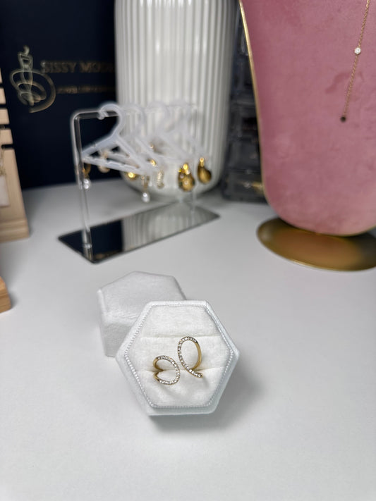 Nora | Bague en acier inoxydable