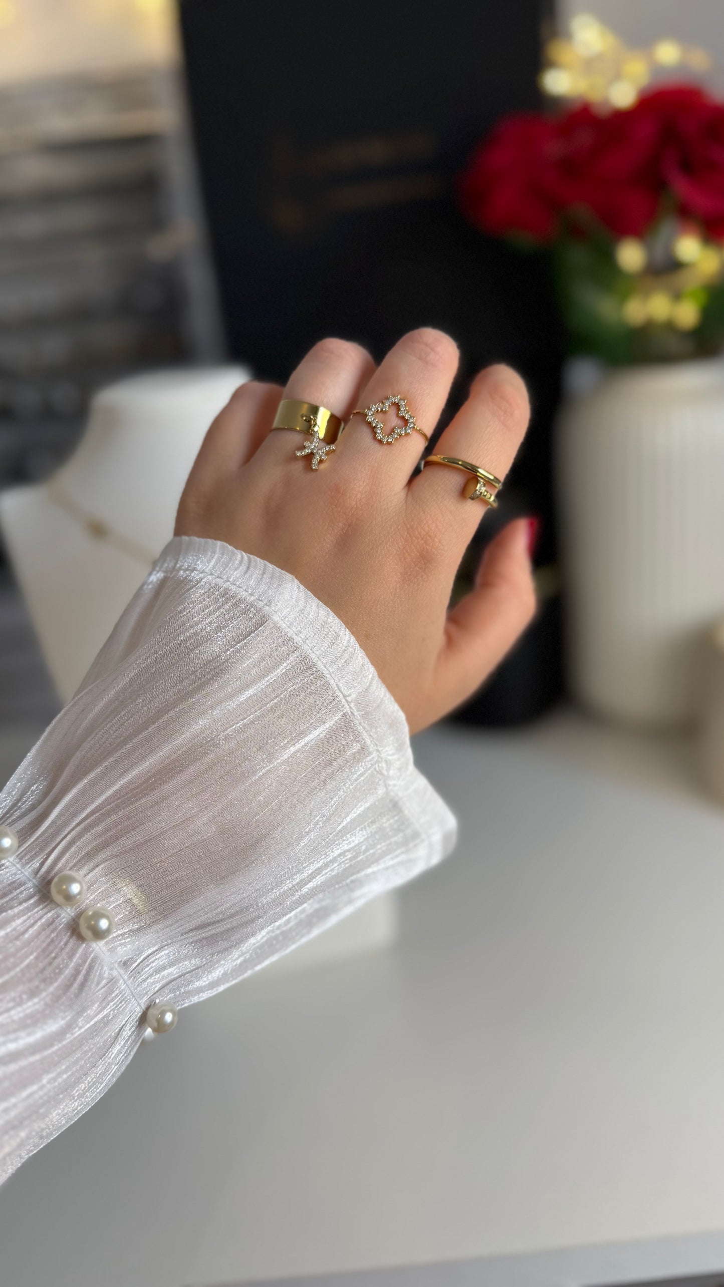 Bague berbère en acier inoxydable