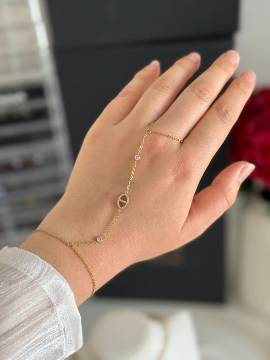 Chaine de main Adele | Bracelet