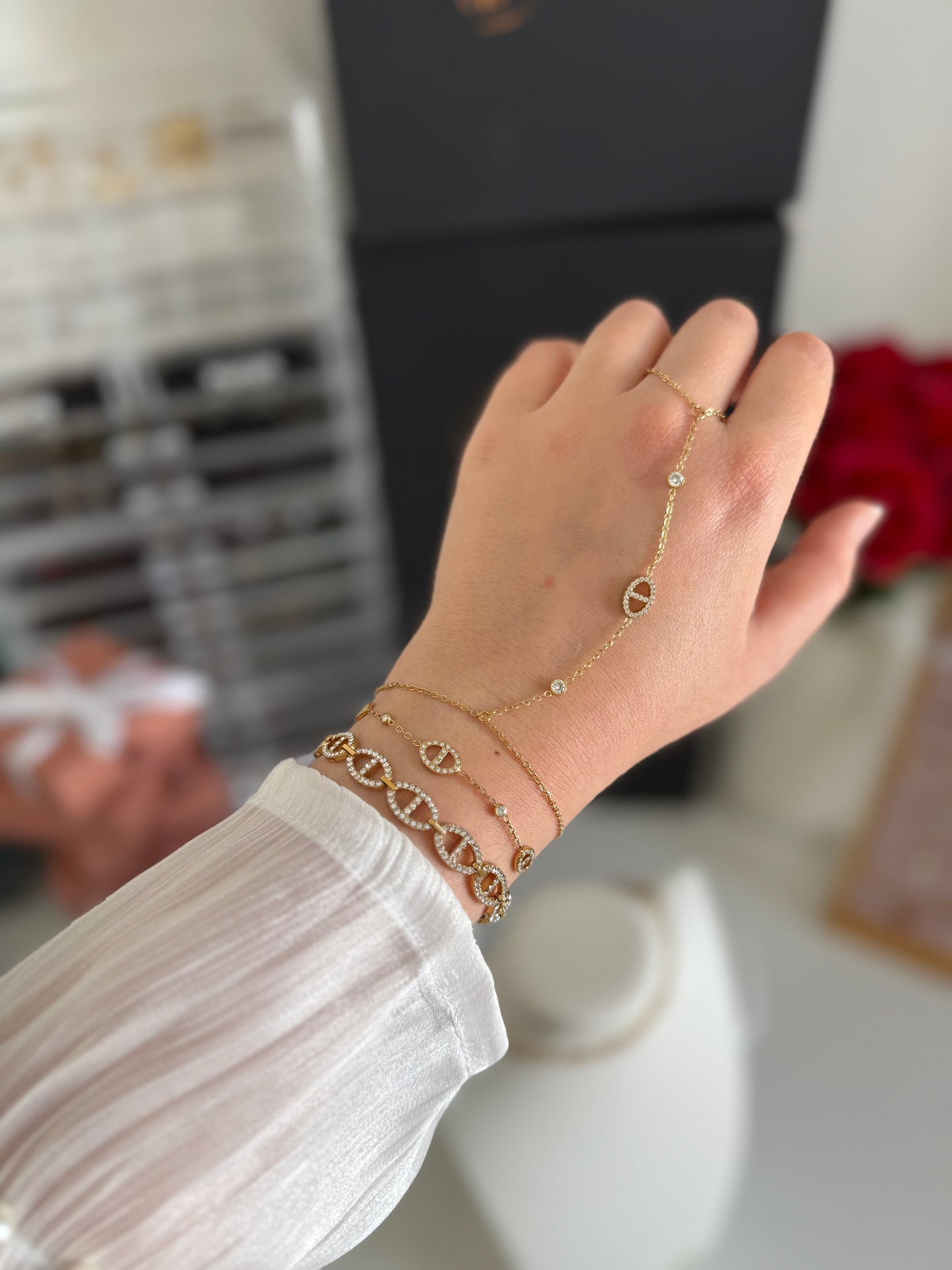 Chaine de main Emma | Bracelet