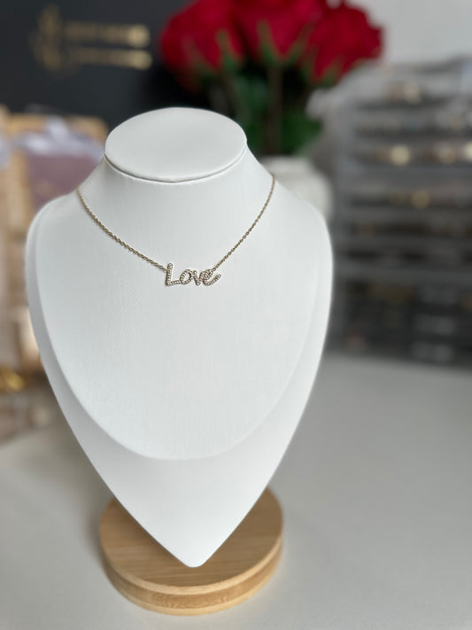 Love | Collier en acier inoxydable