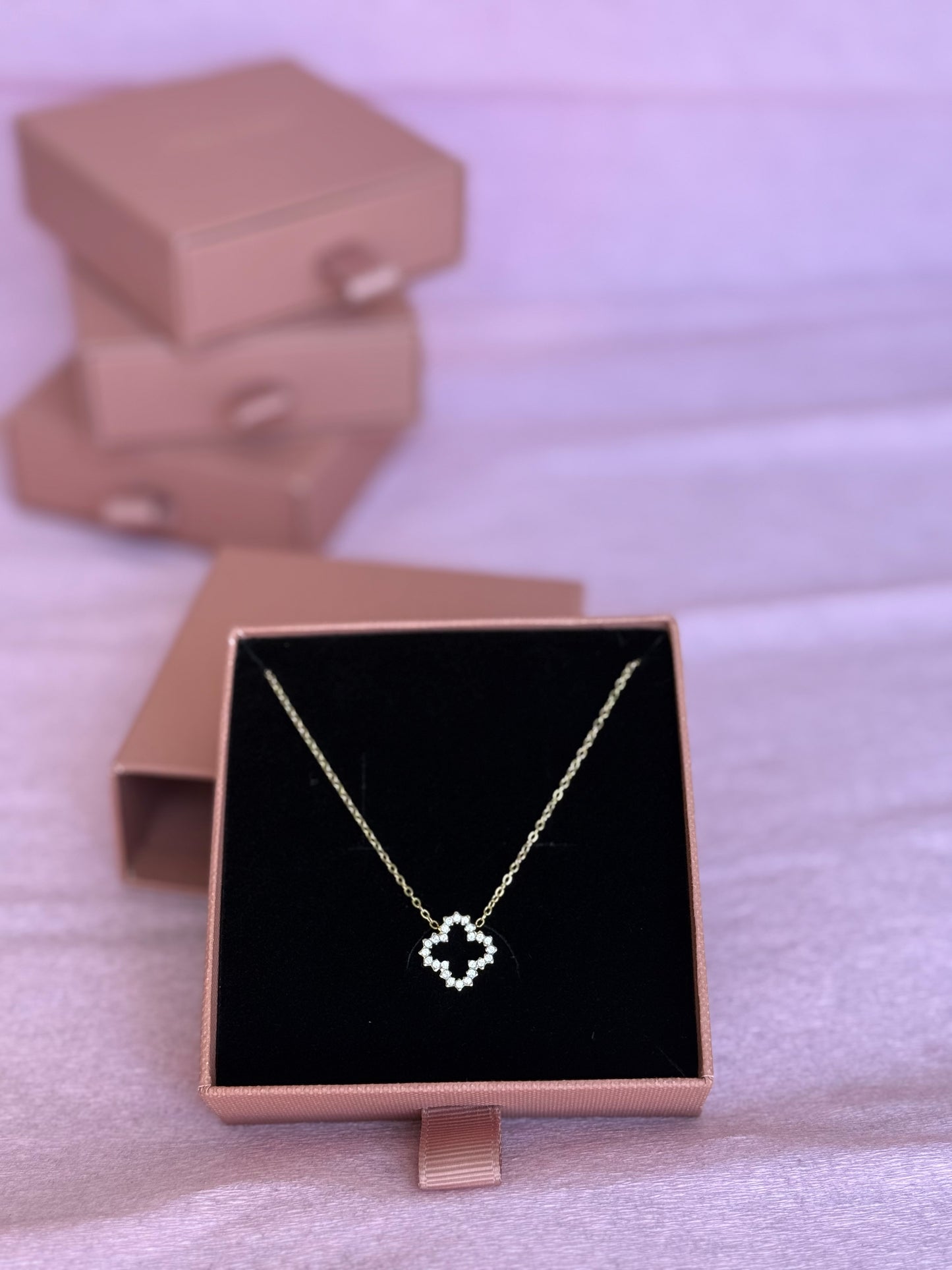 Trèfle | Collier en acier inoxydable